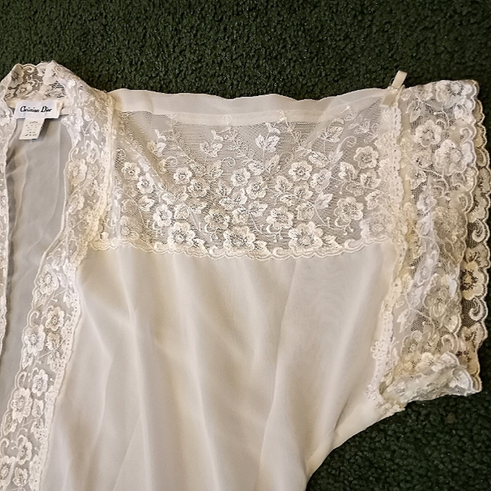 VTG RARE Christian Dior Lingerie/Swimsuit Cover-up - Picture 4 of 5